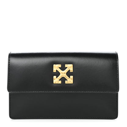 Off-White Calfskin Jitney Belt Bag Black 1 of 8