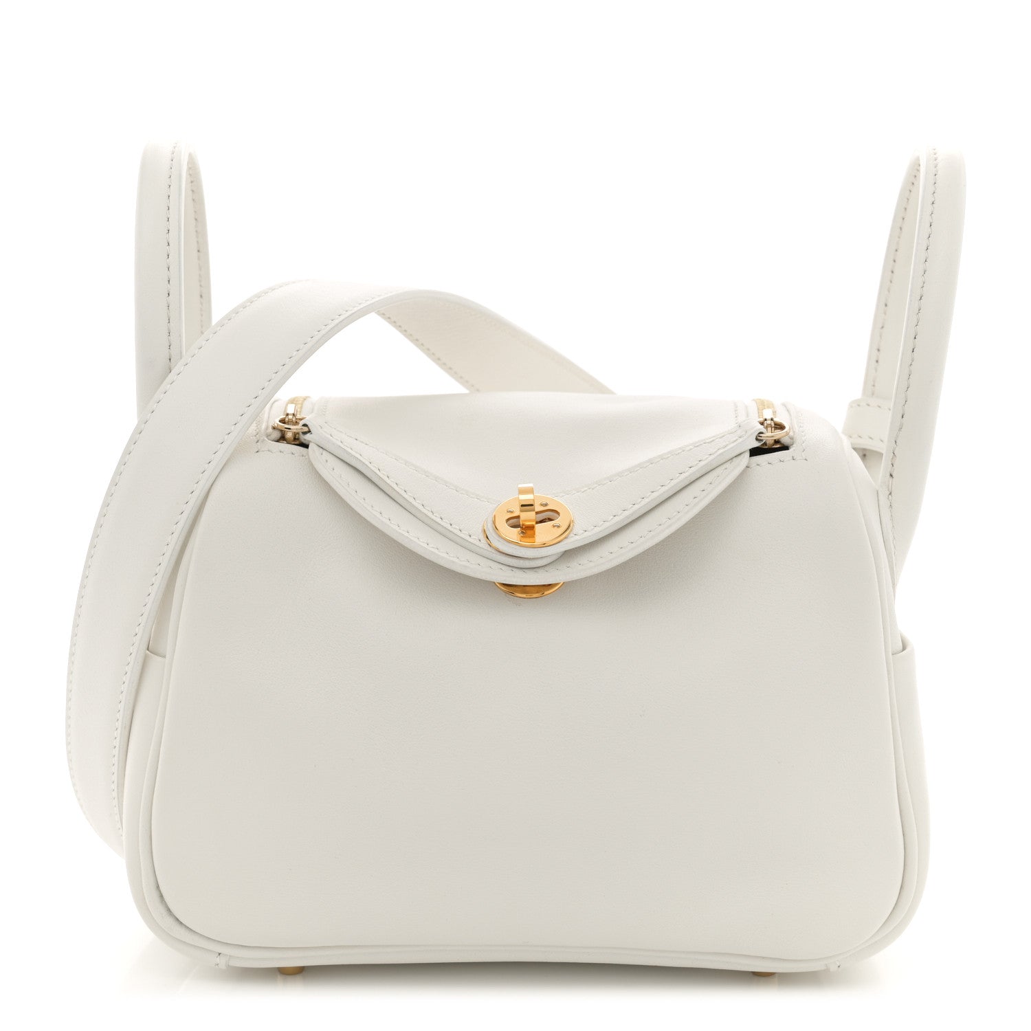 Hermes Swift Mini Lindy 20 White 1 of 14