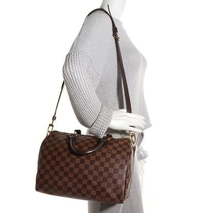 Louis Vuitton Damier Ebene Speedy Bandouliere 30 2 of 7