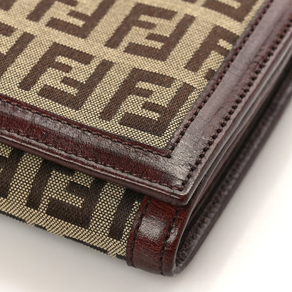 Fendi Zucchino Continental Wallet Brown 9 of 10