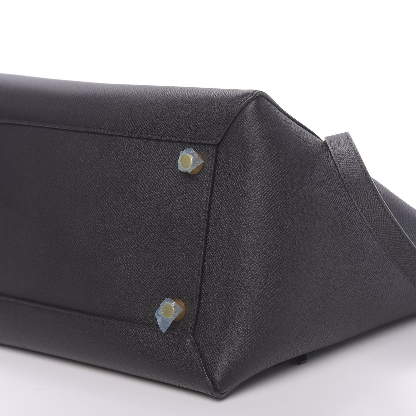 Grained Calfskin Small Belt Bag Black