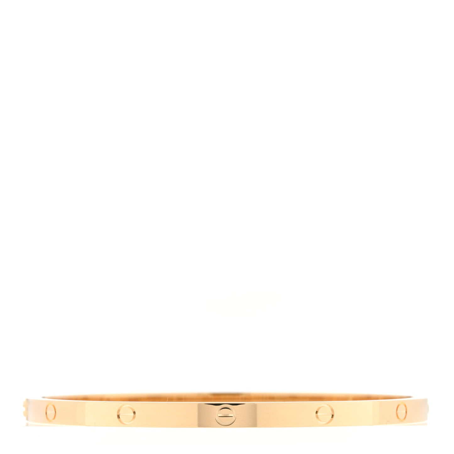 18K Yellow Gold Small LOVE Bracelet 17