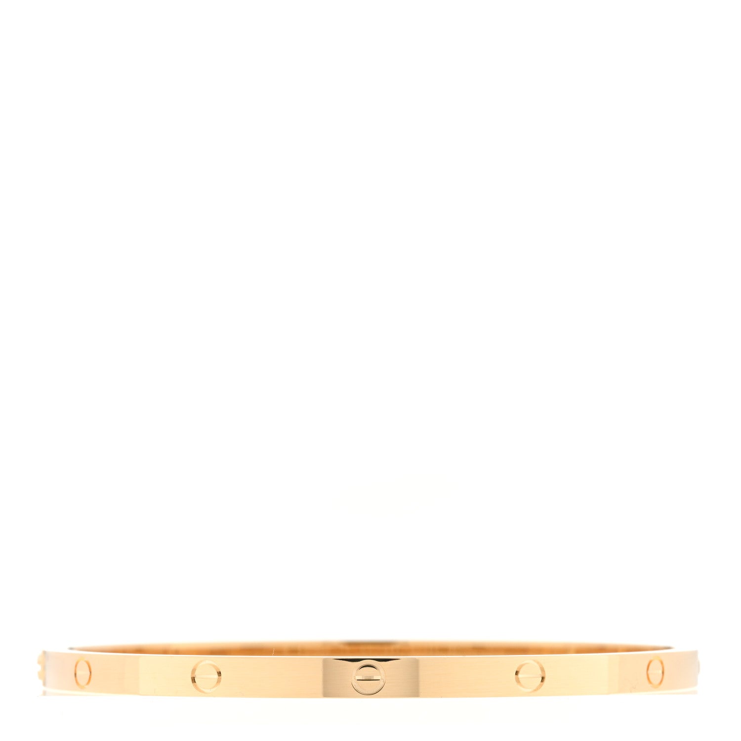 Cartier 18K Yellow Gold Small LOVE Bracelet 17 2 of 8