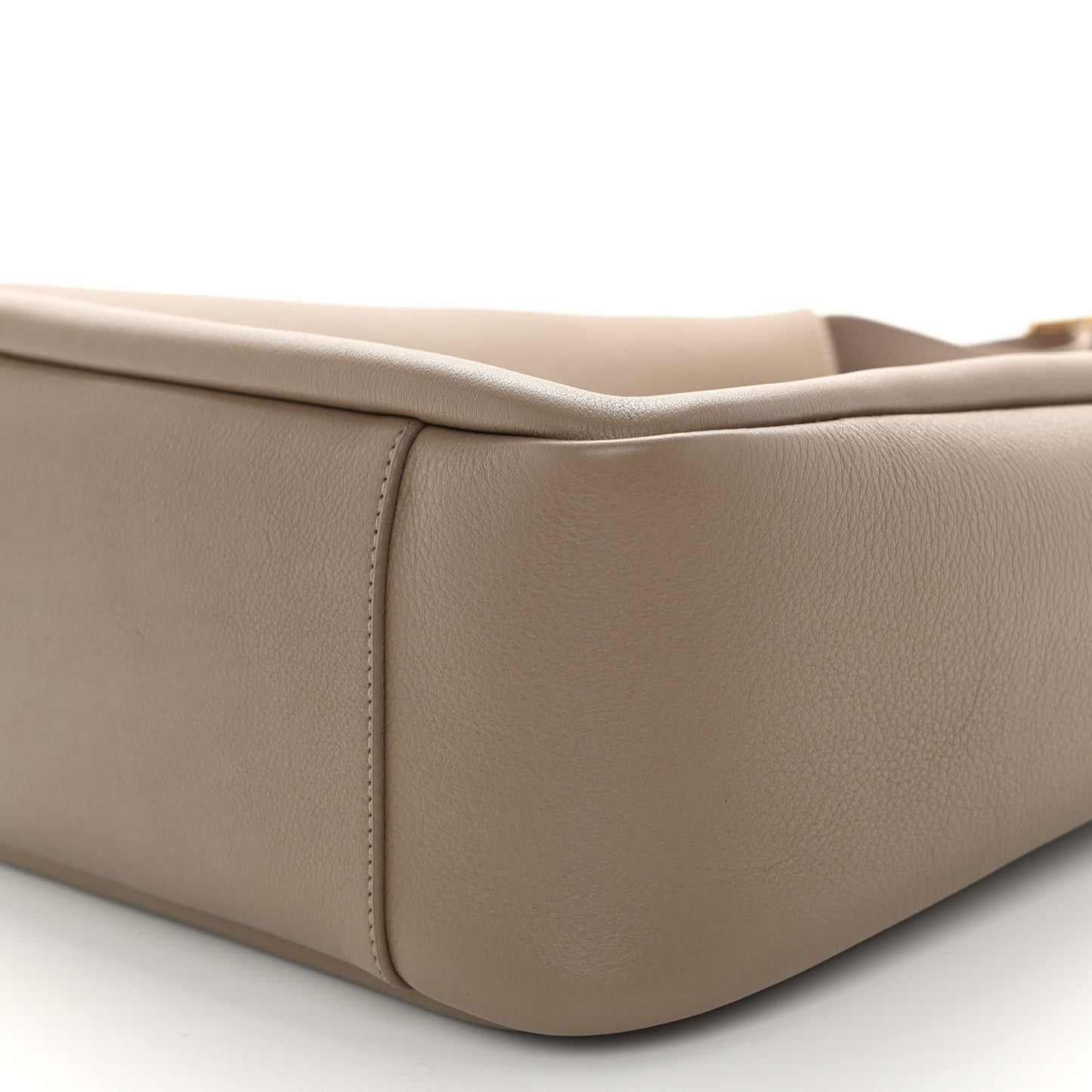 Smooth Calfskin Large Le 5 A 7 Soft Hobo Dark Beige