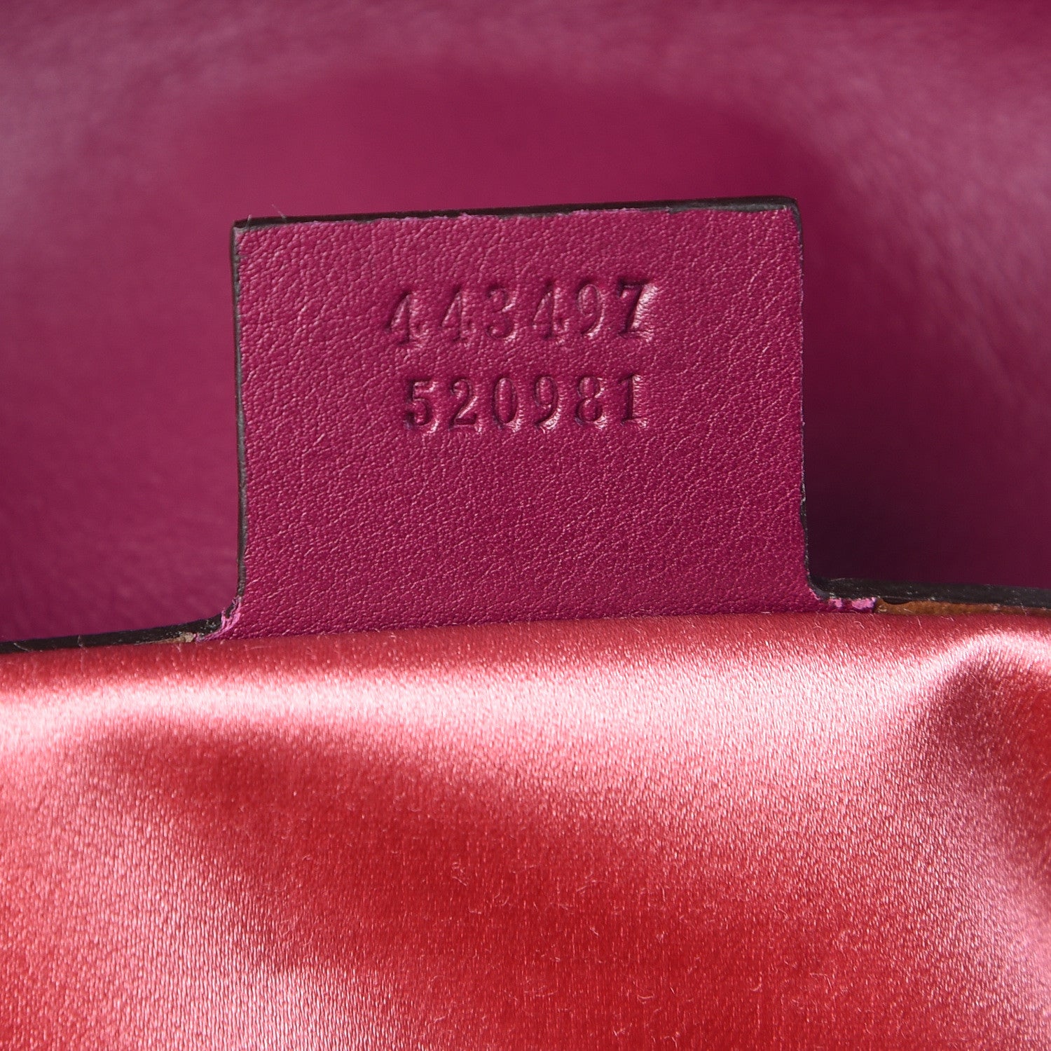 Gucci Velvet Matelasse Small GG Marmont Shoulder Bag Fuchsia Violet Cyclamen 7 of 10
