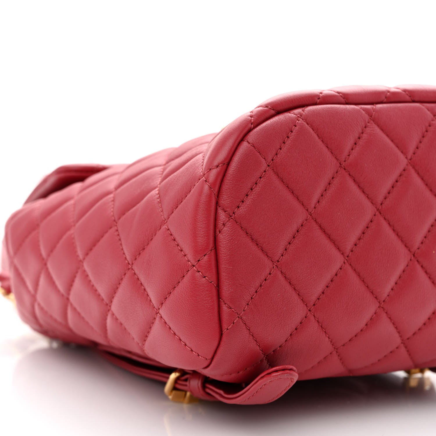 Chanel Calfskin Quilted Mini Urban Spirit Backpack Red 9 of 10