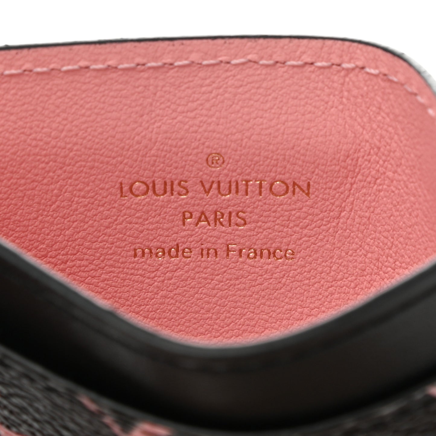 Monogram Fall for You LV Side-Up Card Holder Black