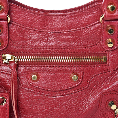 Balenciaga Agneau Classic Gold Hardware Mini City Rouge Sapphire 11 of 11