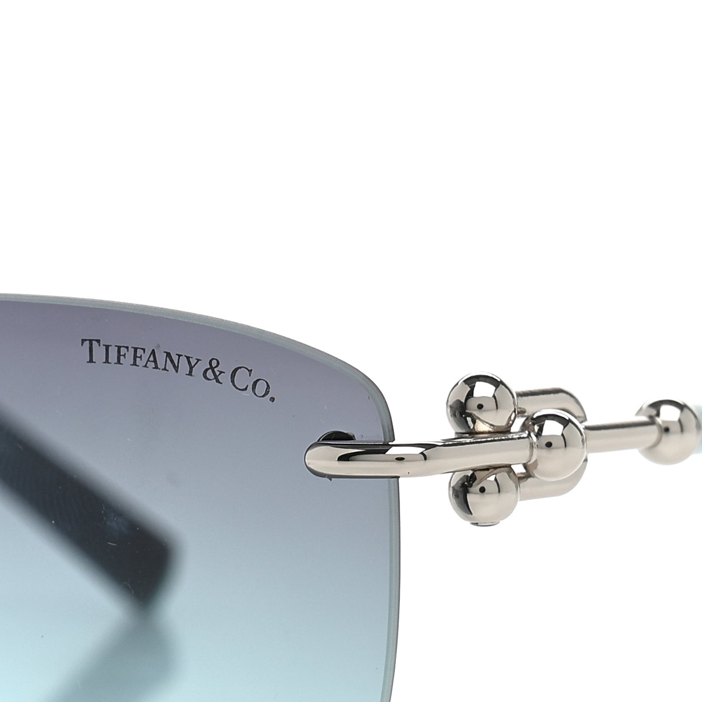 Metal HardWear Sunglasses TF3114 Silver Azure Gradient Grey