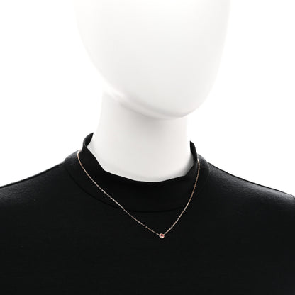 Cartier 18K Pink Gold Pink Sapphire D'Amour Pendant Necklace 2 of 5