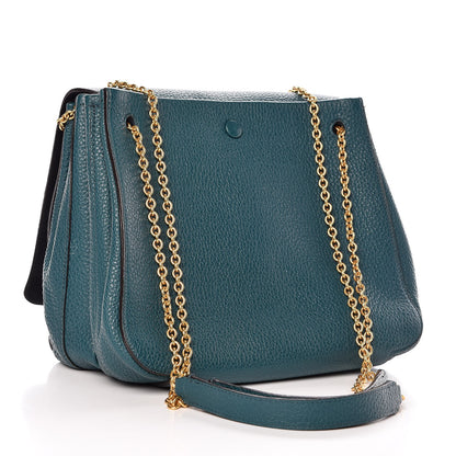 Mulberry Classic Grain Calfskin Marloes Satchel Imperial Blue 3 of 6