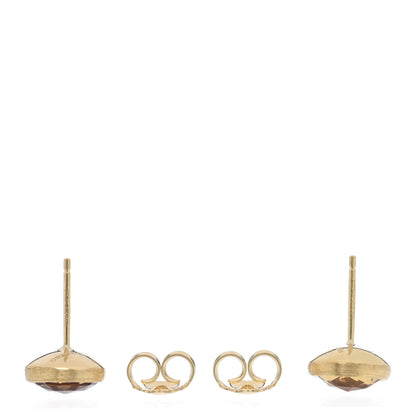 Marco Bicego 18K Yellow Gold Citrine Jaipur Color Stud Earrings 3 of 4