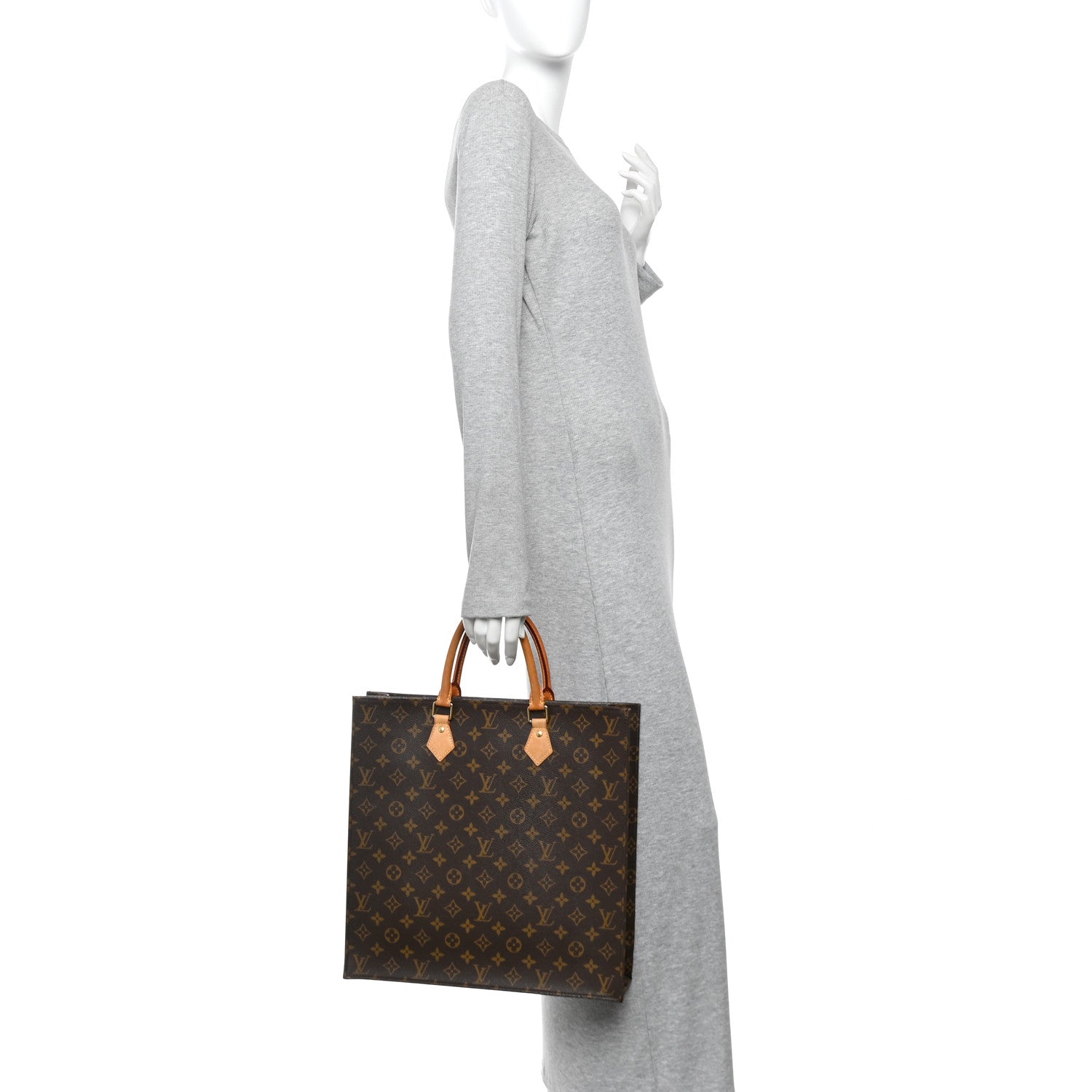 Louis Vuitton Monogram Sac Plat 2 of 13