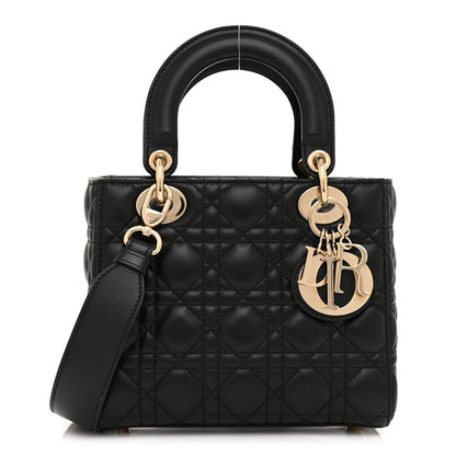 Christian Dior Lambskin Cannage Small My ABCDior Lady Dior Black 1 of 11