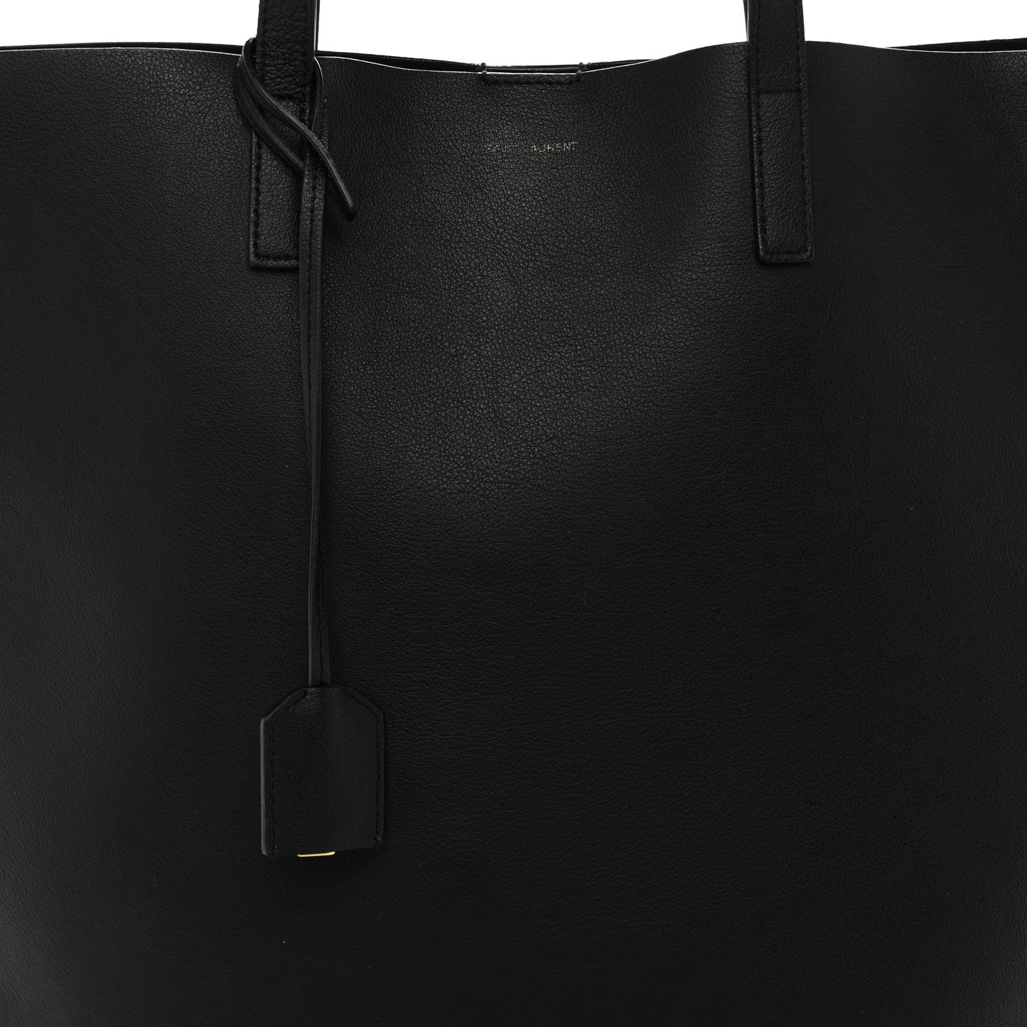 Calfskin North-South Shopping Tote Black