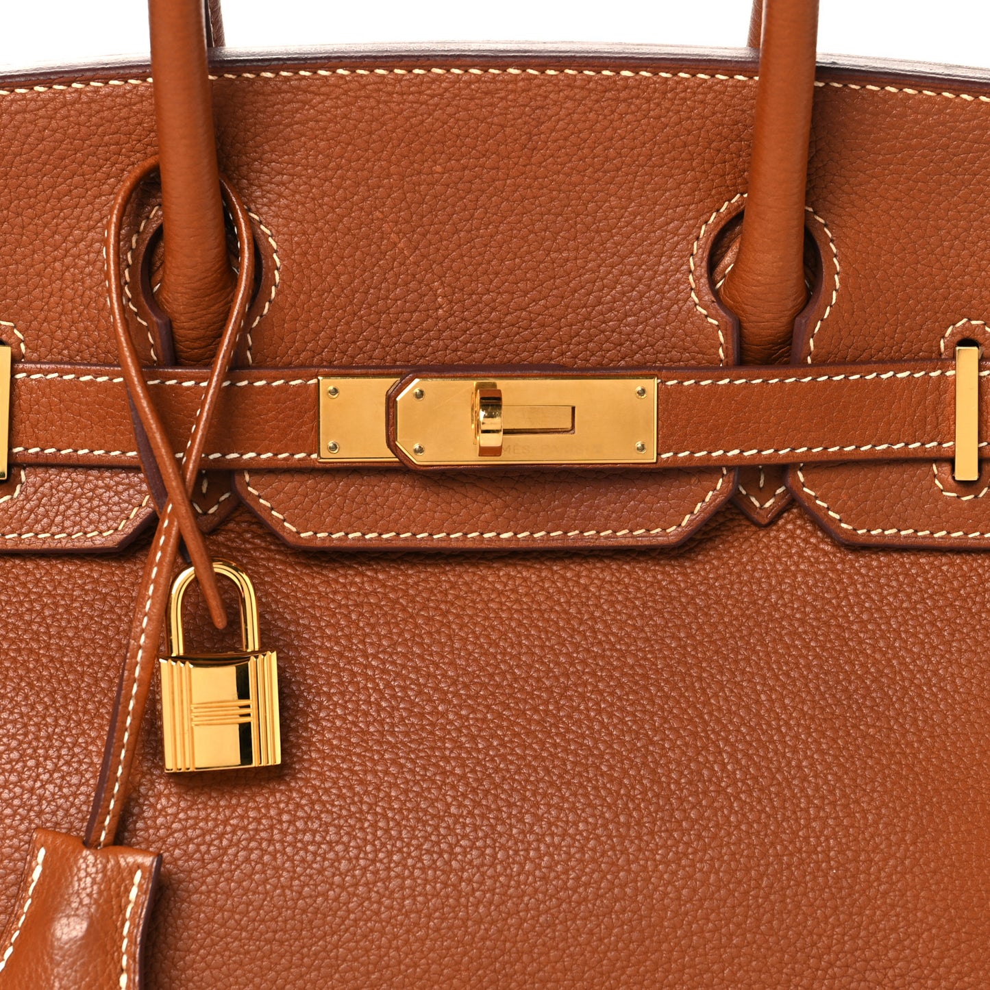 Natural Barenia Faubourg Birkin 30 Fauve