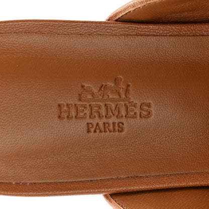 Hermes Goatskin Diane Mules 40 Beige Dore 7 of 12