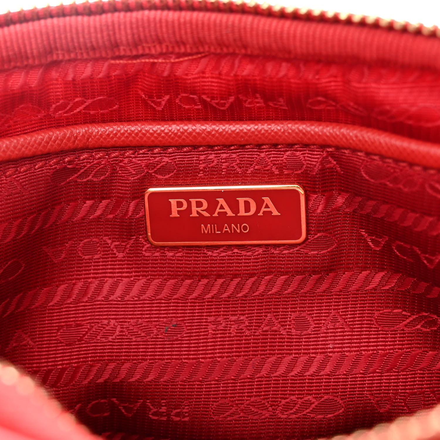 Prada Tessuto Nylon Mini Camera Crossbody Rosso 6 of 10