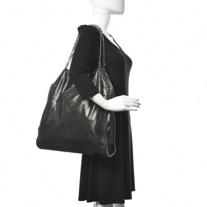 Stella McCartney Shaggy Deer Big Falabella Tote Ruthenium 2 of 9