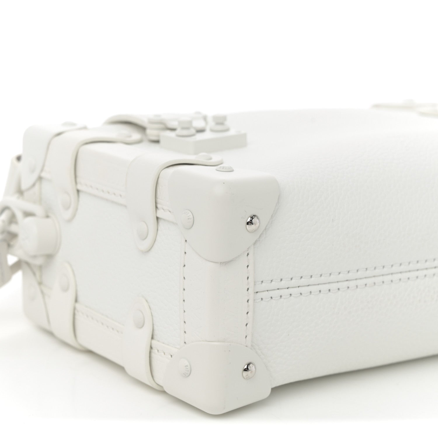 Louis Vuitton Calfskin Side Trunk PM Off White 8 of 9
