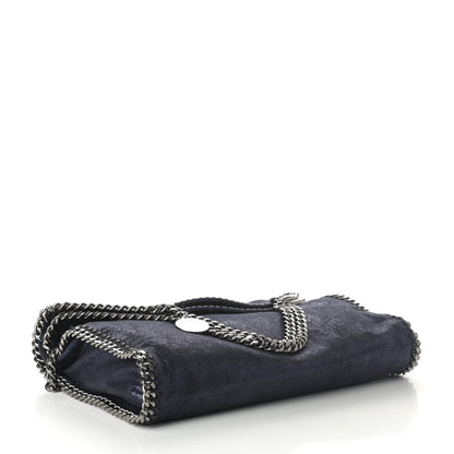 Stella McCartney Shaggy Deer Falabella Fold Over Tote Navy 4 of 9