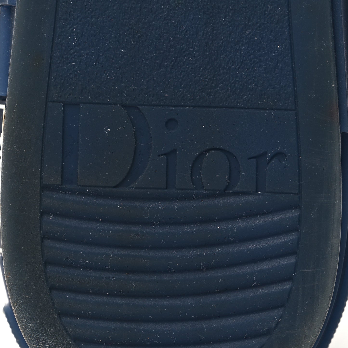 Transparent Canvas Raised Oblique Mens B23 High Top Sneakers 43 Blue