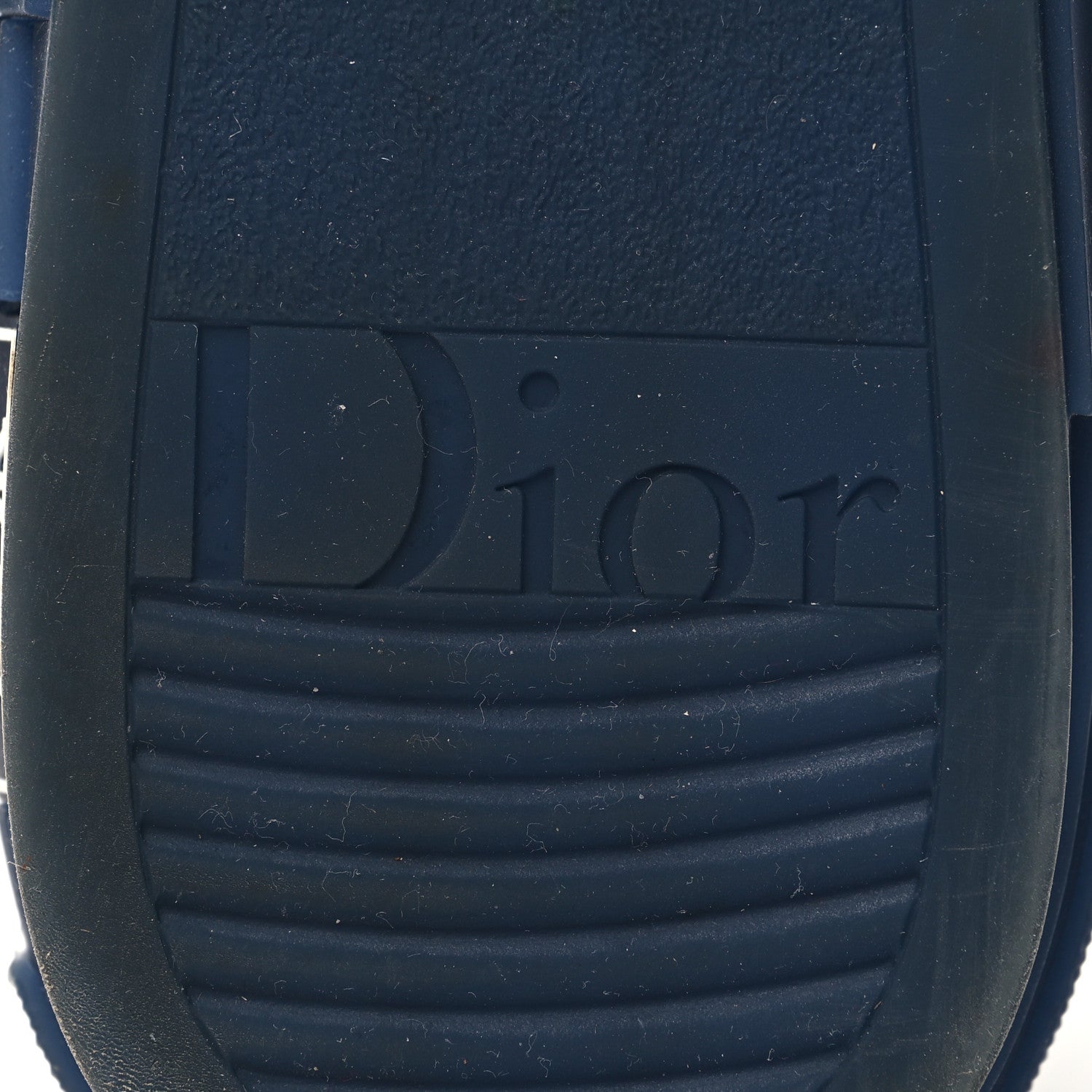 Christian Dior Transparent Canvas Raised Oblique Mens B23 High Top Sneakers 43 Blue 7 of 10