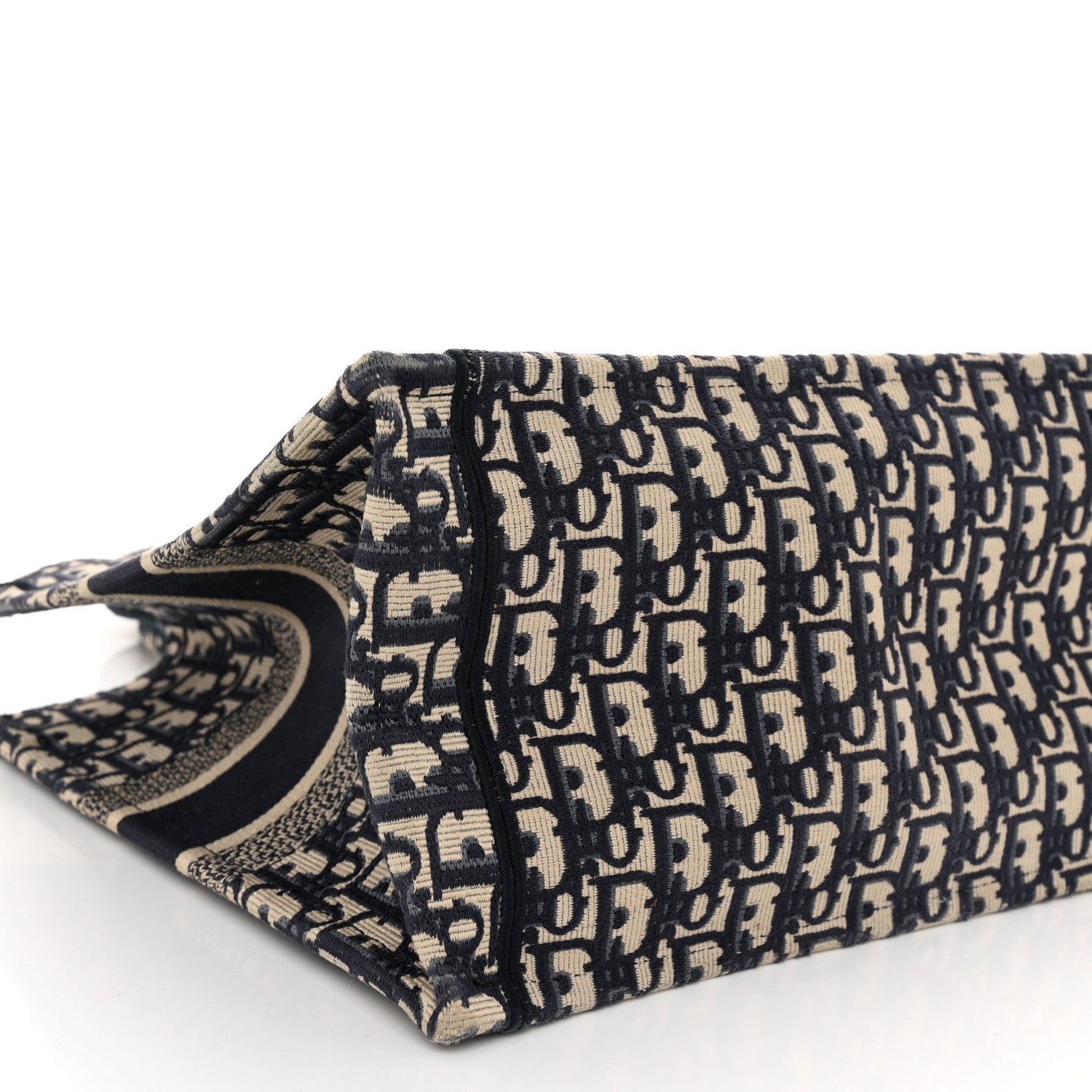 Christian Dior Oblique Medium Book Tote Blue Multicolor 9 of 14