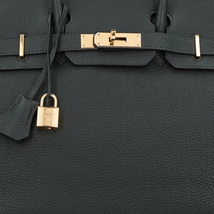Hermes Togo Birkin 30 Vert Cypress 8 of 11