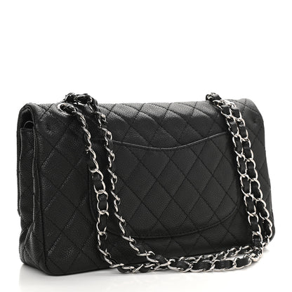 Chanel Caviar Quilted Medium Double Flap Black 3 of 9
