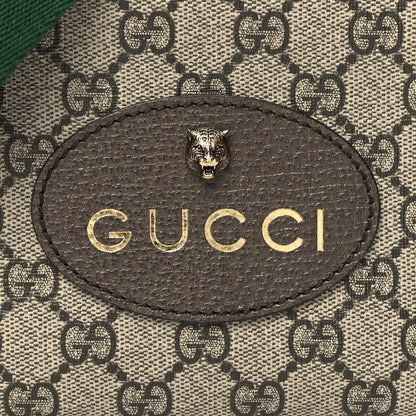 Gucci GG Supreme Monogram Web Neo Vintage Shoulder Bag Beige New Acero Crop 9 of 12