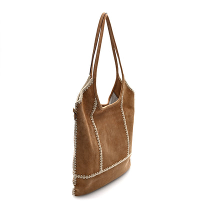 Miu Miu Camoscio Crochet Ivy Tote Cannella 3 of 9