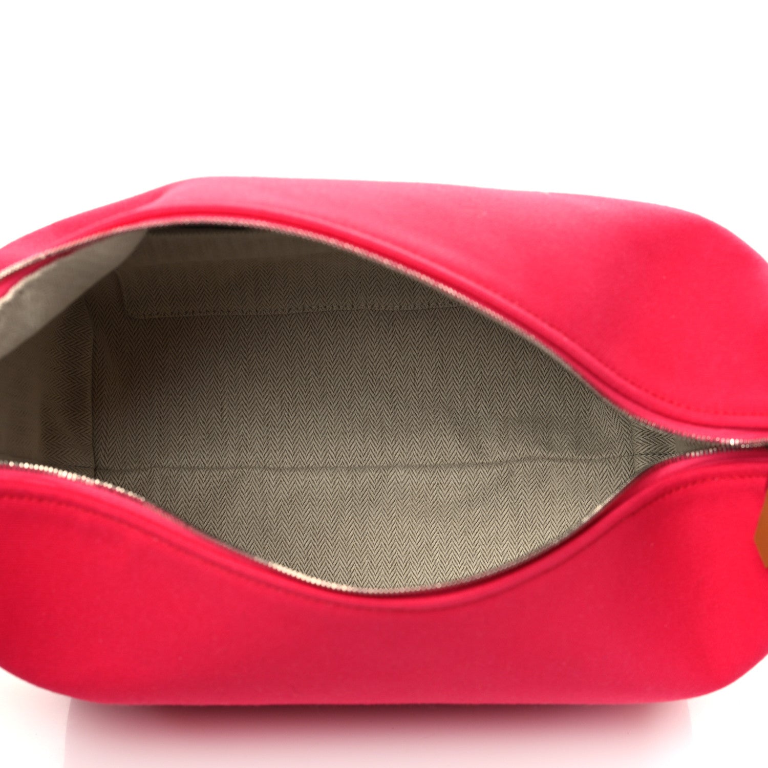 Hermes Canvas Large Bride-A-Brac Pouch Hibiscus 5 of 8