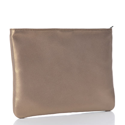 Loewe Metallic Lambskin Cosmetic Pouch Gold 3 of 9
