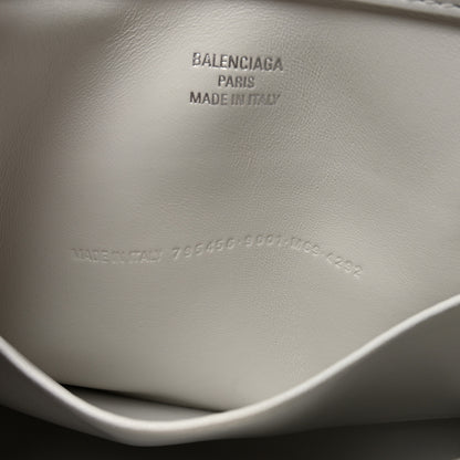 Balenciaga Natural Smooth Calfskin Mini Rodeo Top Handle Handbag Optic White 7 of 10