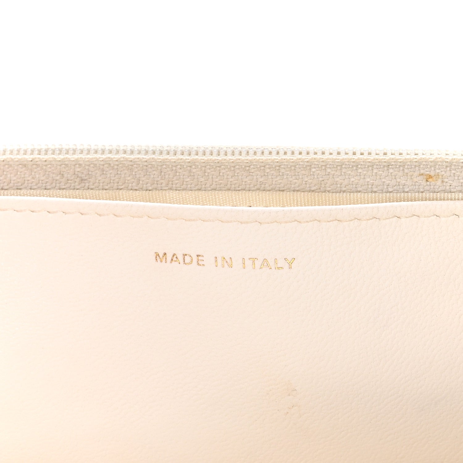 Chanel Lambskin Quilted Romance Wallet On Chain WOC White 7 of 12