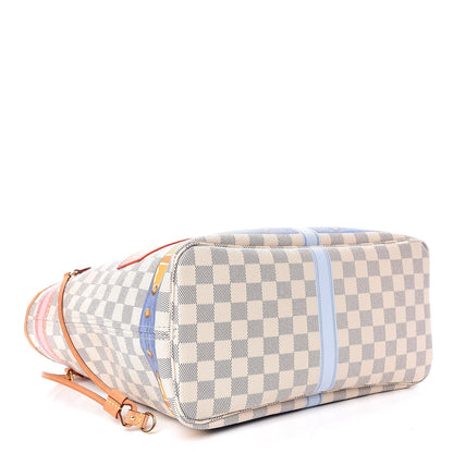 Louis Vuitton Damier Azur Summer Trunks Neo Neverfull MM 4 of 12