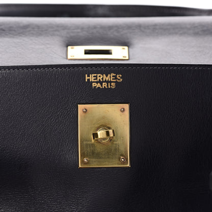 Hermes Box Kelly Retourne 32 Indigo 25 of 44