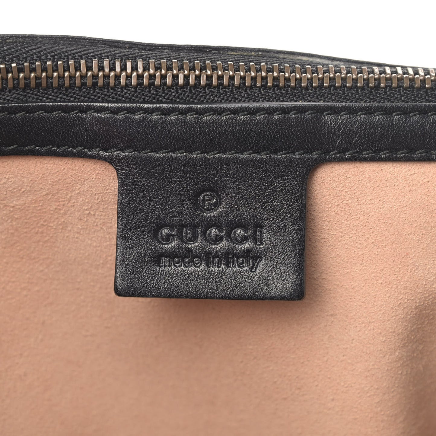 Calfskin Matelasse Medium GG Marmont Shoulder Bag Black