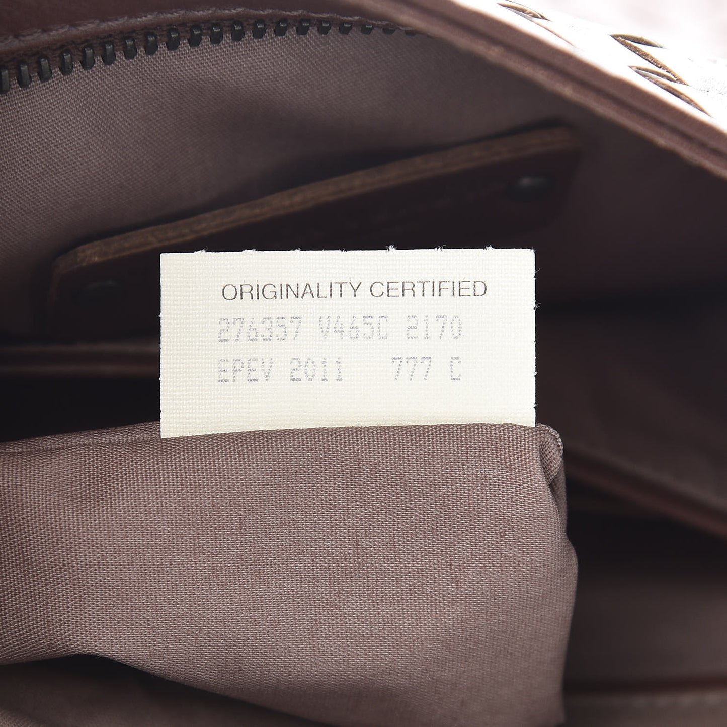 Nappa Intrecciato VN Crossbody Messenger Bag Brown