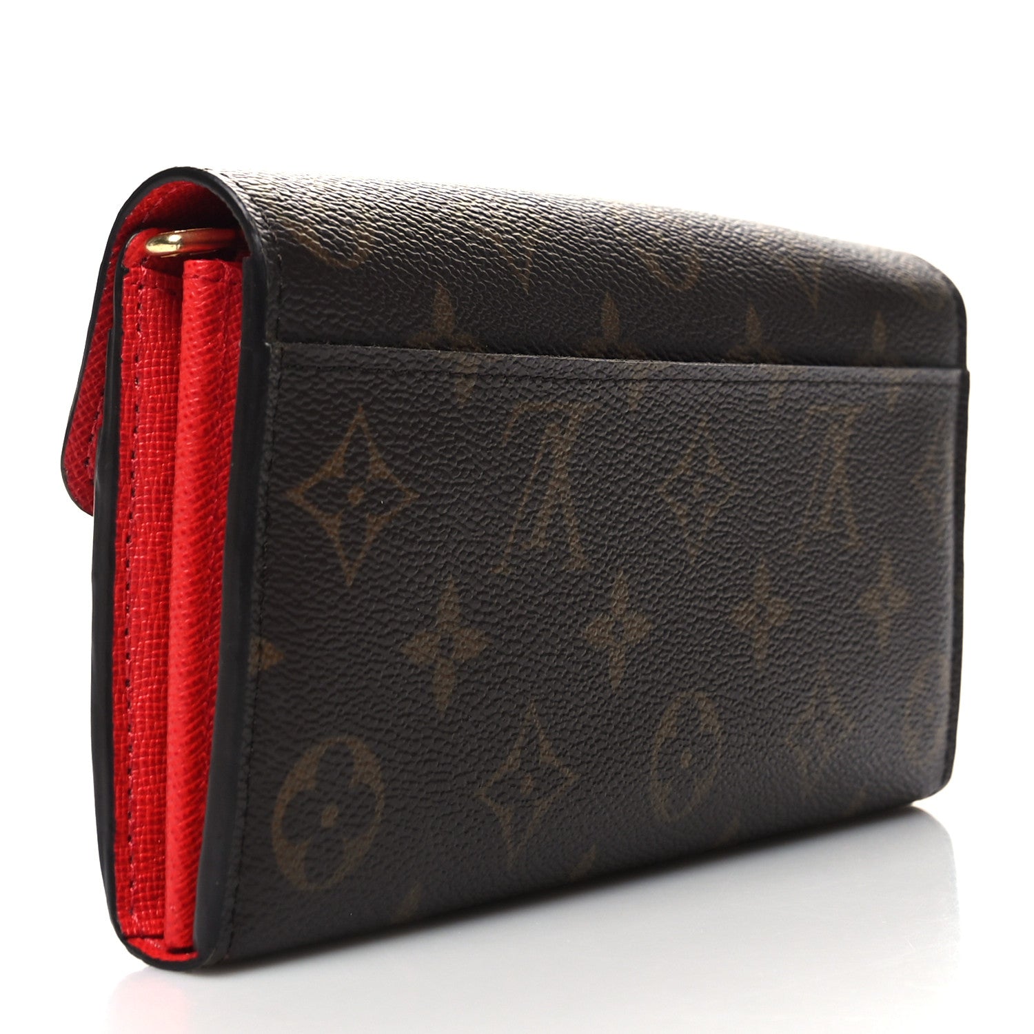 Louis Vuitton Monogram Sarah Wallet NM Coquelicot 3 of 7