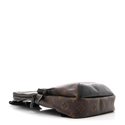 Louis Vuitton Monogram Macassar Avenue Sling Bag 4 of 9