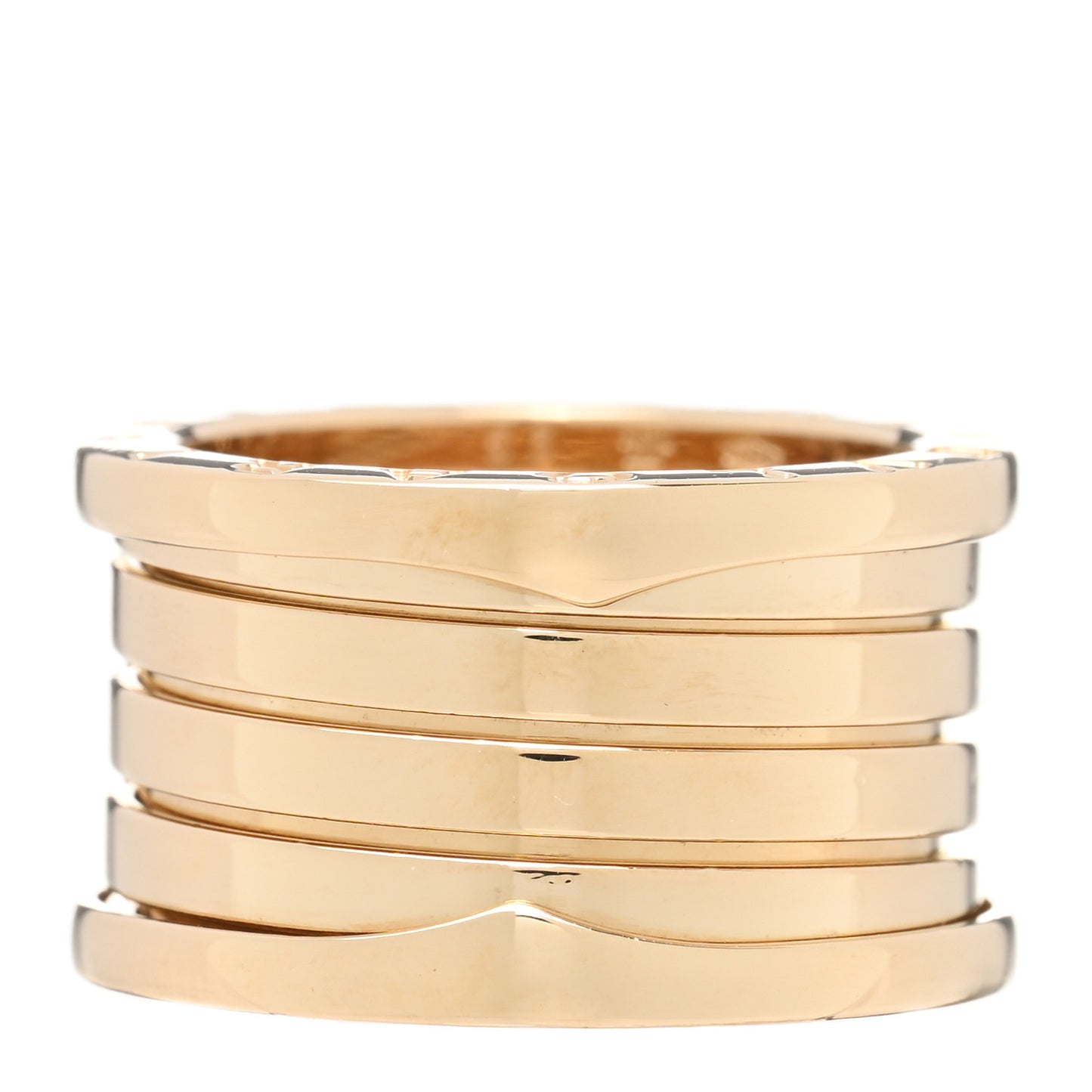 18K Yellow Gold B.Zero1 Five-Band Anniversary Ring 53 6.25
