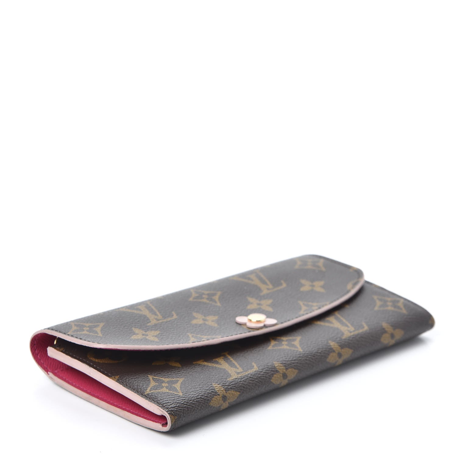Louis Vuitton Monogram Bloom Flower Emilie Wallet 3 of 12