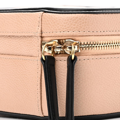 Chanel Caviar Quilted Medium CC Filigree Vanity Case Beige Black 11 of 11