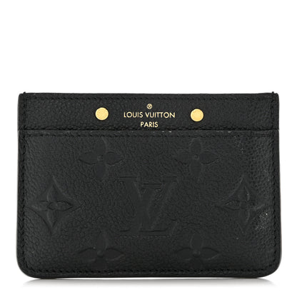 Louis Vuitton Empreinte Card Holder Black 1 of 7