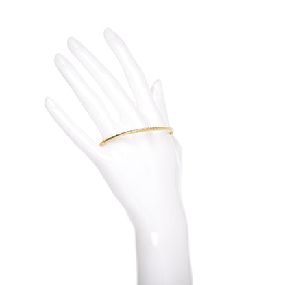David Yurman 18K Yellow Gold Diamond 2.6mm Cable Collectibles Buckle Bracelet 2 of 4