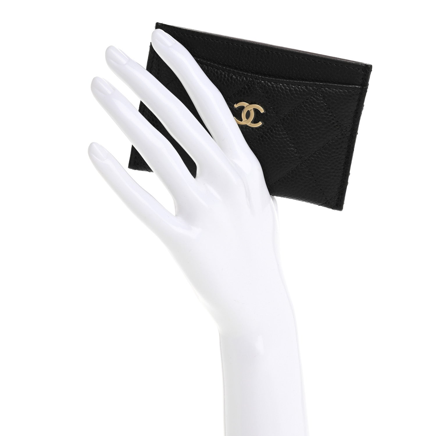 Chanel Caviar Quilted Card Holder Black 2 of 9