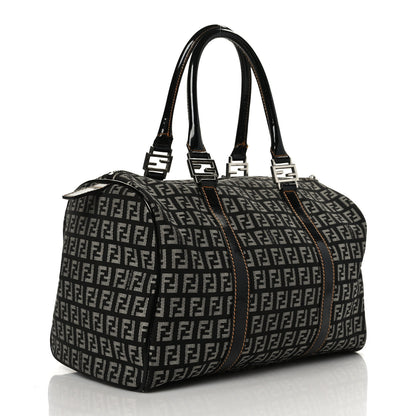 Fendi Patent Zucchino Medium Forever Boston Black 3 of 10