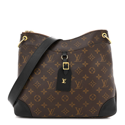 Louis Vuitton Monogram Odeon MM Black 1 of 19